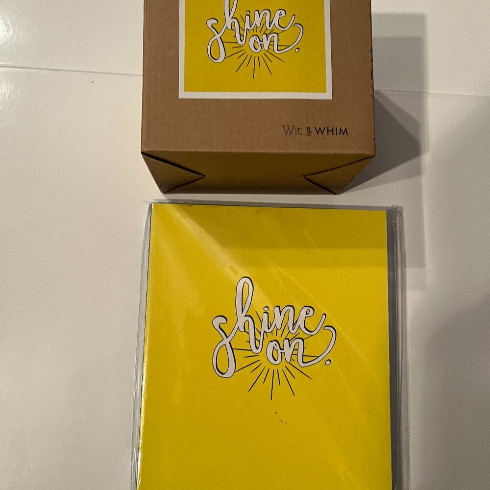 Lined Notebook and Matching Mug -‎  "Let it Shine" by Wit & Whim (h/s)